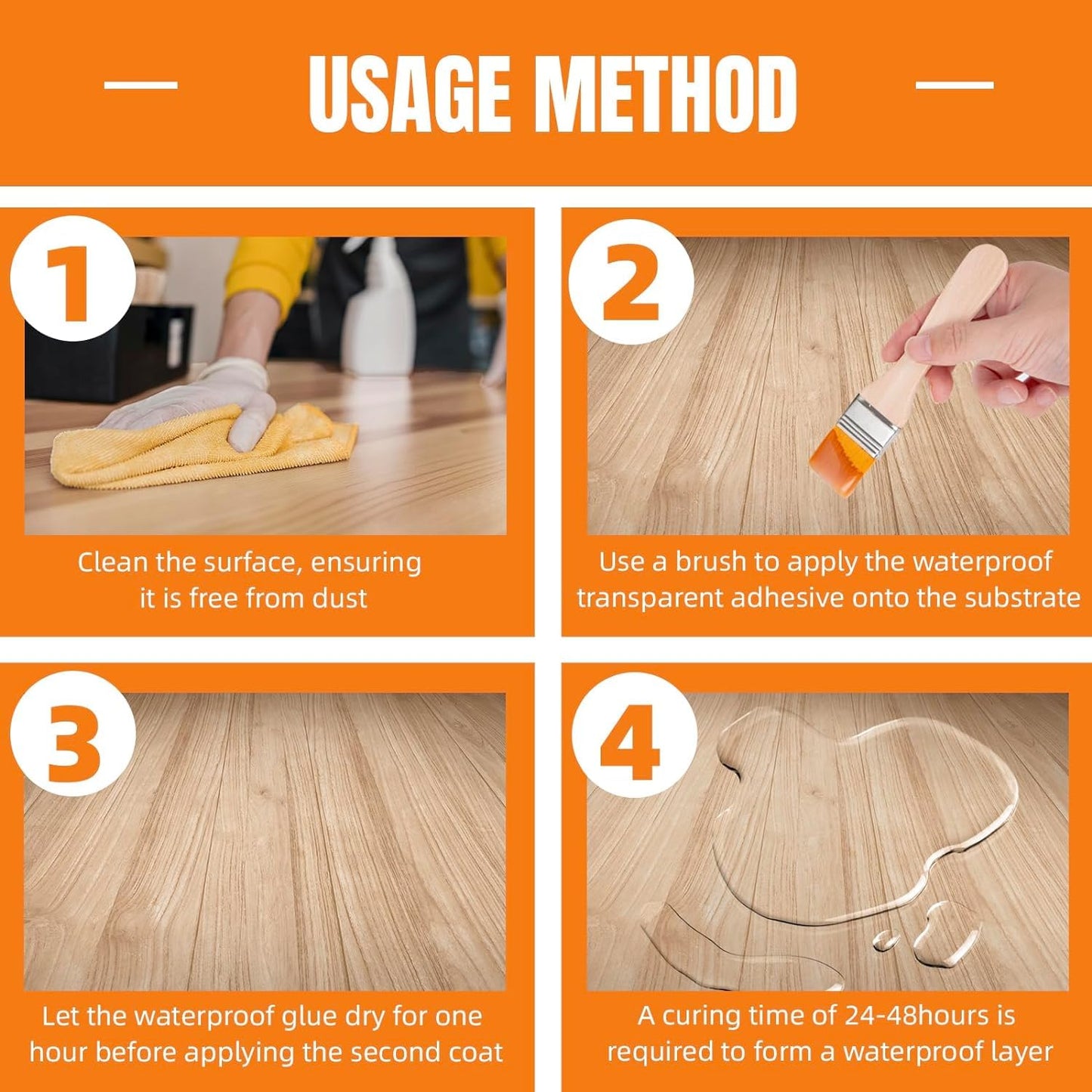Efficient Leak privation Transparent Waterproof Glue